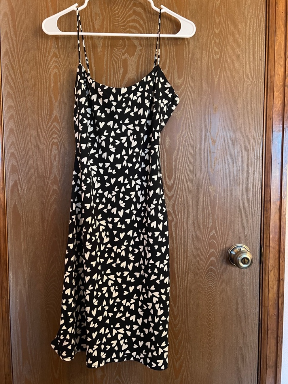 Julia Heart Print Slip Dress - Picture 2 of 4
